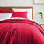 Microfibre 200 TC Plain Reversible Plain Weave Modern & Contemporary Duvet Cover Set-1789694292-1789694241