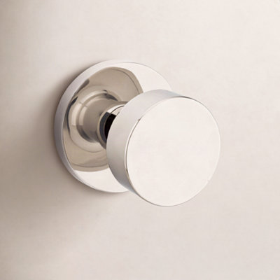 Emtek Privacy Knobset w/ Disk Rosette and Round Knob