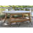 Edicott Oval Concrete Outdoor Coffee Table , 51 " W 25 " D
