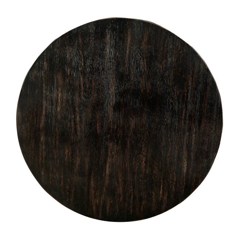 Round Coffee Table With Storage Shelf