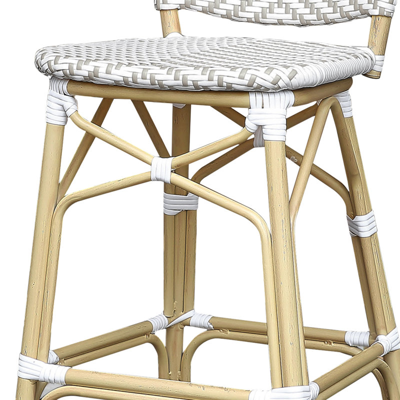 Tabouret de bar 29,75 po Fetzer, gris