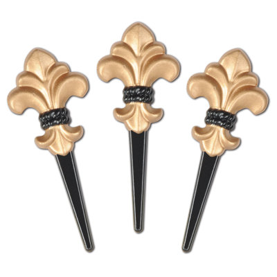 Fleur De Lis Picks - 2½ po - paquet de 12