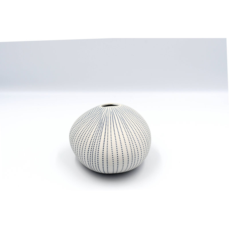 Avdullah Handmade Porcelain Table Vase, Blue