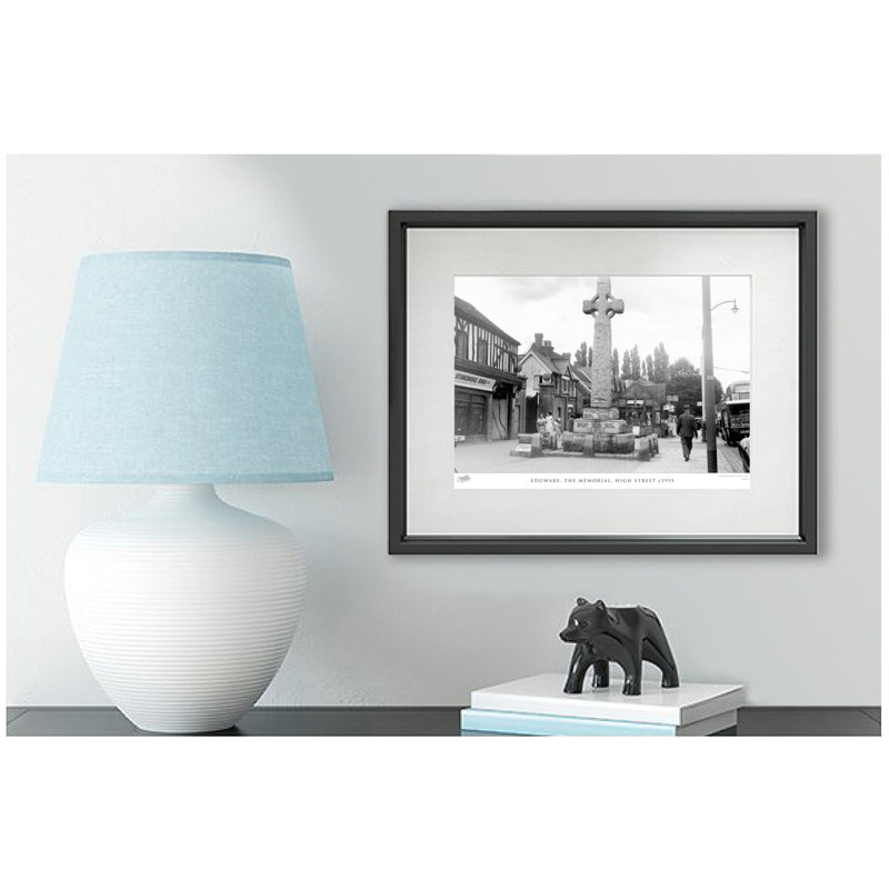 Edgware, The Memorial, High Street C1955 by Francis Frith - Single Picture Frame Print, 45cm H x 60cm W x 2.3cm D