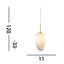 Akiela 1 - Light Satin Brass Single Pendant
