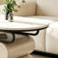 Table basse mobile en ardoise avec rangement-420366618