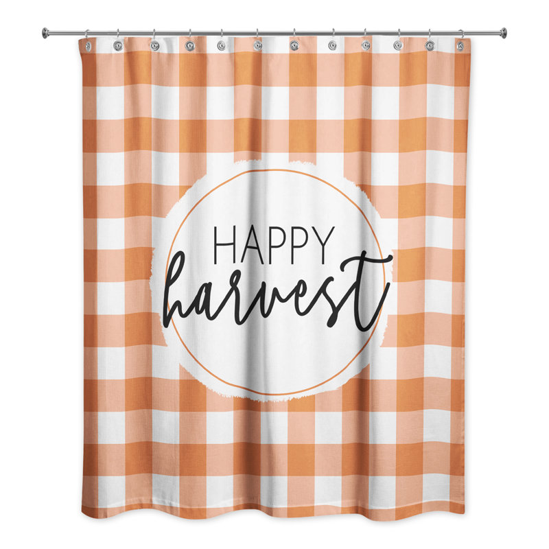 Rideau de douche simple happy harvest Moffatt