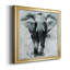 Proud Elephant - Reproduction d'art graphique sur toile encadrée-1263565289-1263565292