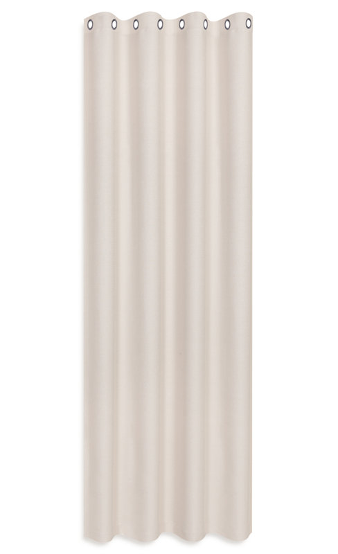 Julia Room Darkening Curtain Single Panel, Off-white