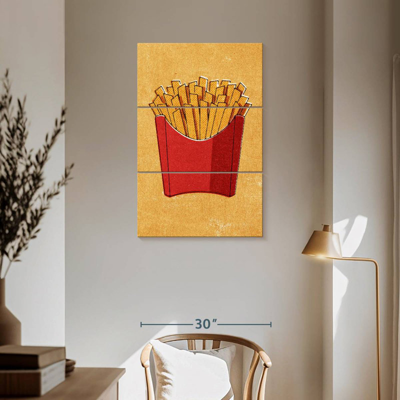 Frites Yarlin, H 57 po x l 36 po