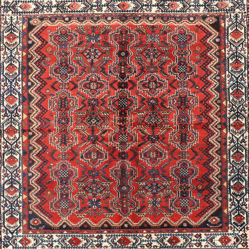 Bergerson Oriental Indoor Rug, Square 5'