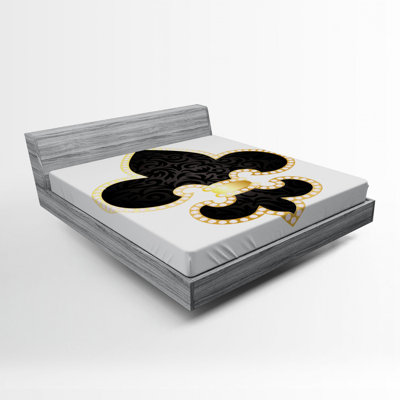 Drap-housse fleur de lis