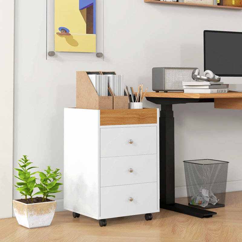 Armoire de rangement pour bureau personnel, Blanc