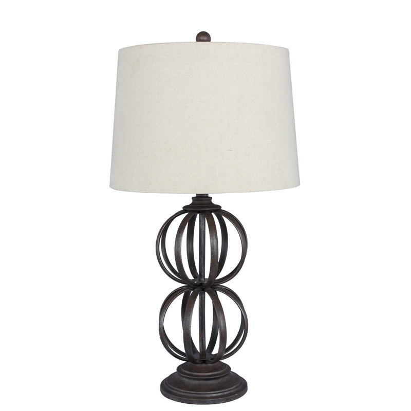 Lampe de table 31 po boule en métal Kissena