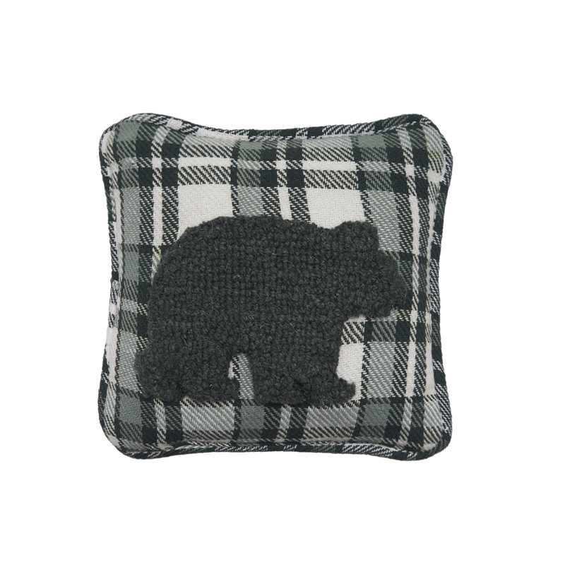 8" x 8" Bear Throw Pillow