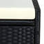 Vidaxl Sunbed With Cushion Poly Rattan Grey-59564601-59564602