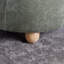 Repose-pieds avec rangement, tissu / bois naturel - vert