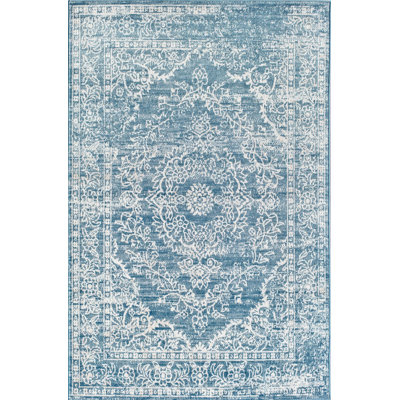 Freya Vintage Blue Frost Area Rug