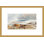 «Hot Springs of the Yellowstone» par Thomas Moran - Impression giclée encadrée
