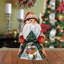 Masterpiece Wood Carved Snowman's Winter Story Santa Figurine