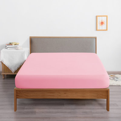 Fitted Bed Sheet Only, 1800 Brushed Microfiber Deep Pocket Fitted Sheet - NTBAY