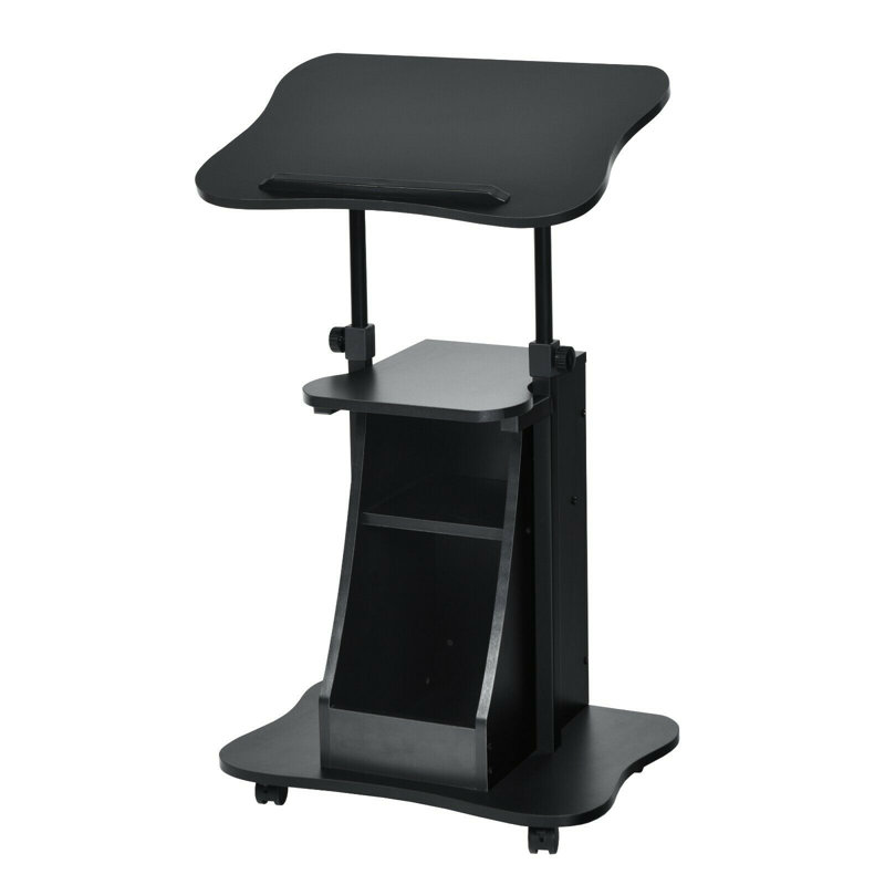 110cm H x 55cm W Laptop Cart