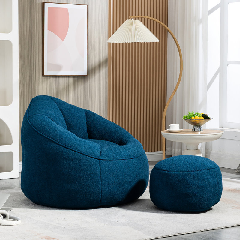 18,1 po Fauteuil à billes profondément emballé pour le style de chambre à coucher en mousse haute