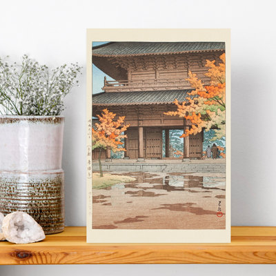 Dashiell Contemporary Art Vintage Contemporary Architecture Wall Art - Wrapped Canvas Print