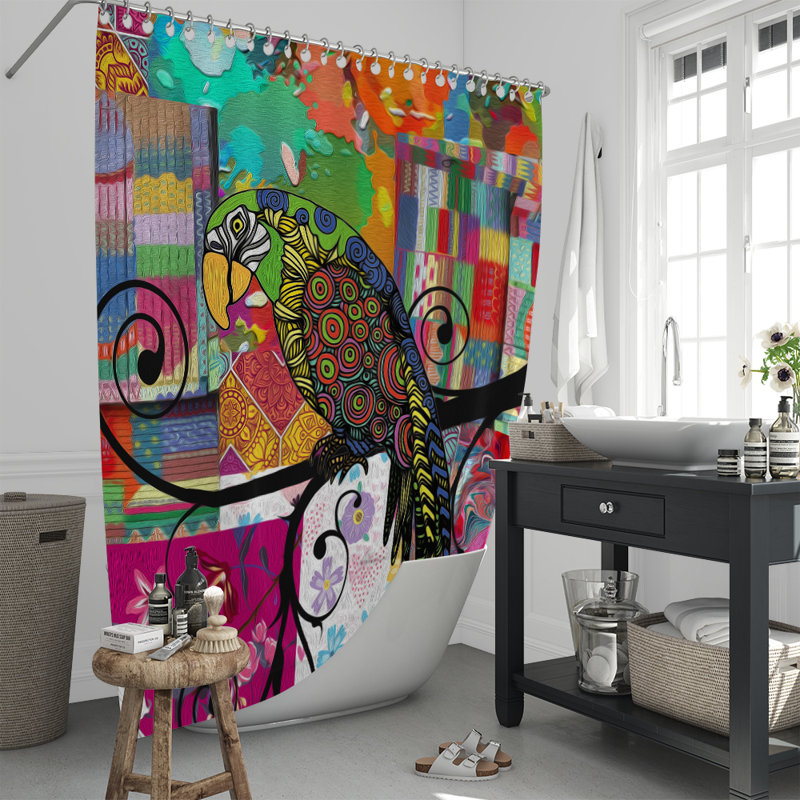 Shower Curtain, 70" H x 72" W