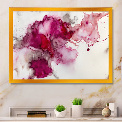 Ancien mystère in Viva Magenta VI - reproduction sur toile