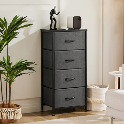 Commode de rangement 4 tiroirs Enegess