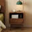 MCM Set of 2 Solid Wood Nightstand With 1 Drawer and Open Shelf-1171693143