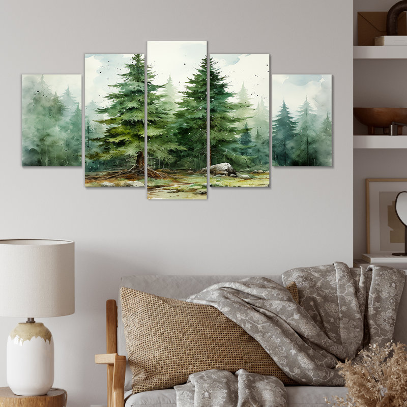 Minimalisme pin arbre forêt III