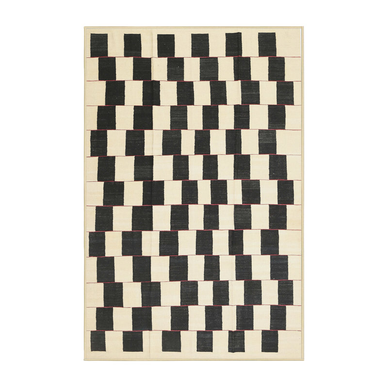 Geometric Indoor Rug, Rectangle 6' x 9'
