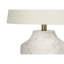 Lampe de table moderne en béton crème 20 po