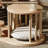 Solid Wood Transparent Space Capsule Cat Tree