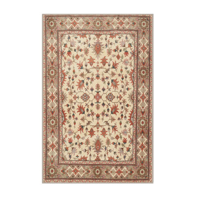 Tapis beige/gris/brun traditionnel Saidi