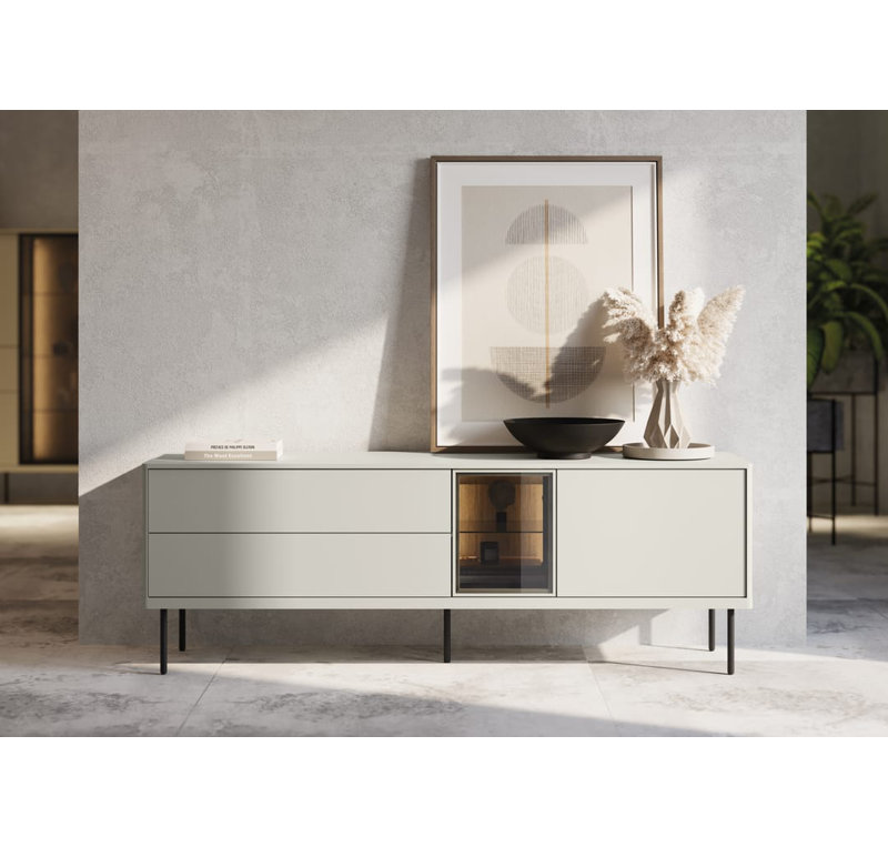 Blondun Unfinished TV Stand for TVs up to 65"