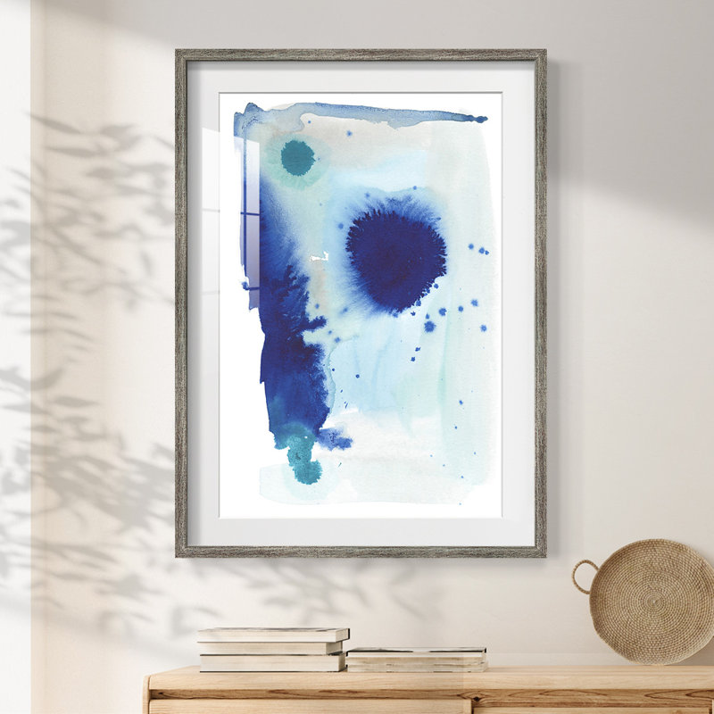 Spare Blue II -Framed Print
