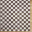 Machine Washable Shaggy Boho Dark Brown Area Rug-154715021