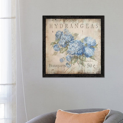 Hydrangeas Bouquets (50 Cents) by Debi Coules - Wrapped Canvas Painting