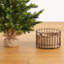 3 pi. Sapin de Noël artificiel en forme de sapin baumier avec pommes de pin en pot de jute