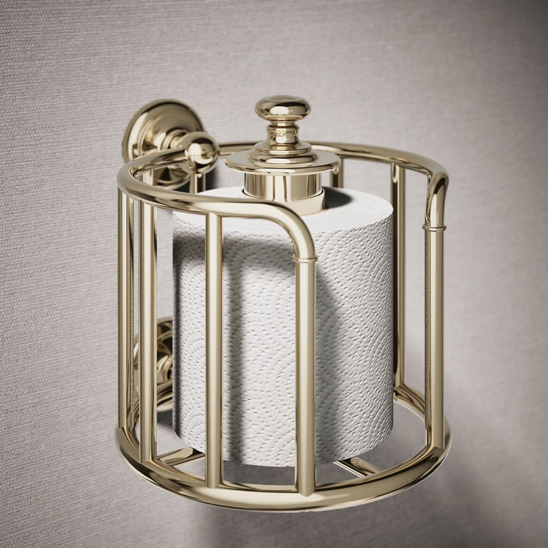 Artifacts® Toilet Tissue Carriage, Vibrant Gold