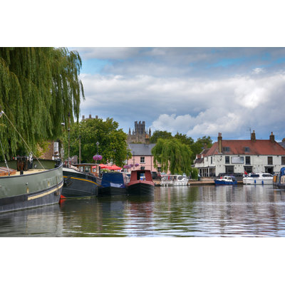Ely In Cambridgeshire by Andy-Coleman - Wrapped Canvas Print