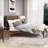 Mid Century Solid Wood Platform Bed-73274721-69946877