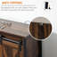Armoire industrielle polyvalente avec portes coulissantes et tablettes réglables pour le rangement