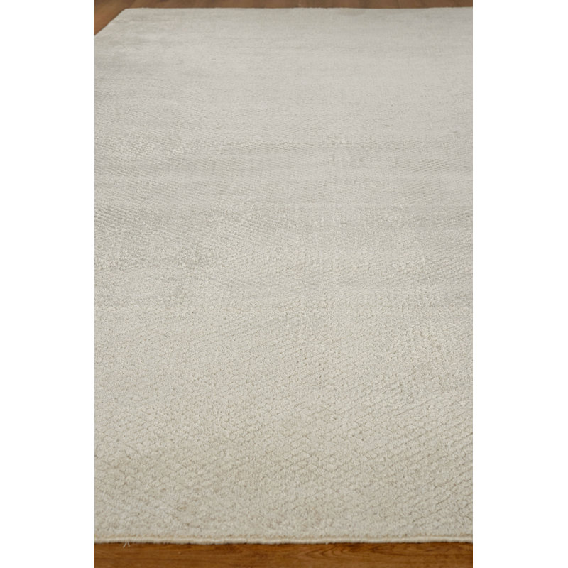 Pearl Geometric Area Rug in Beige, Rectangle 6' x 9'