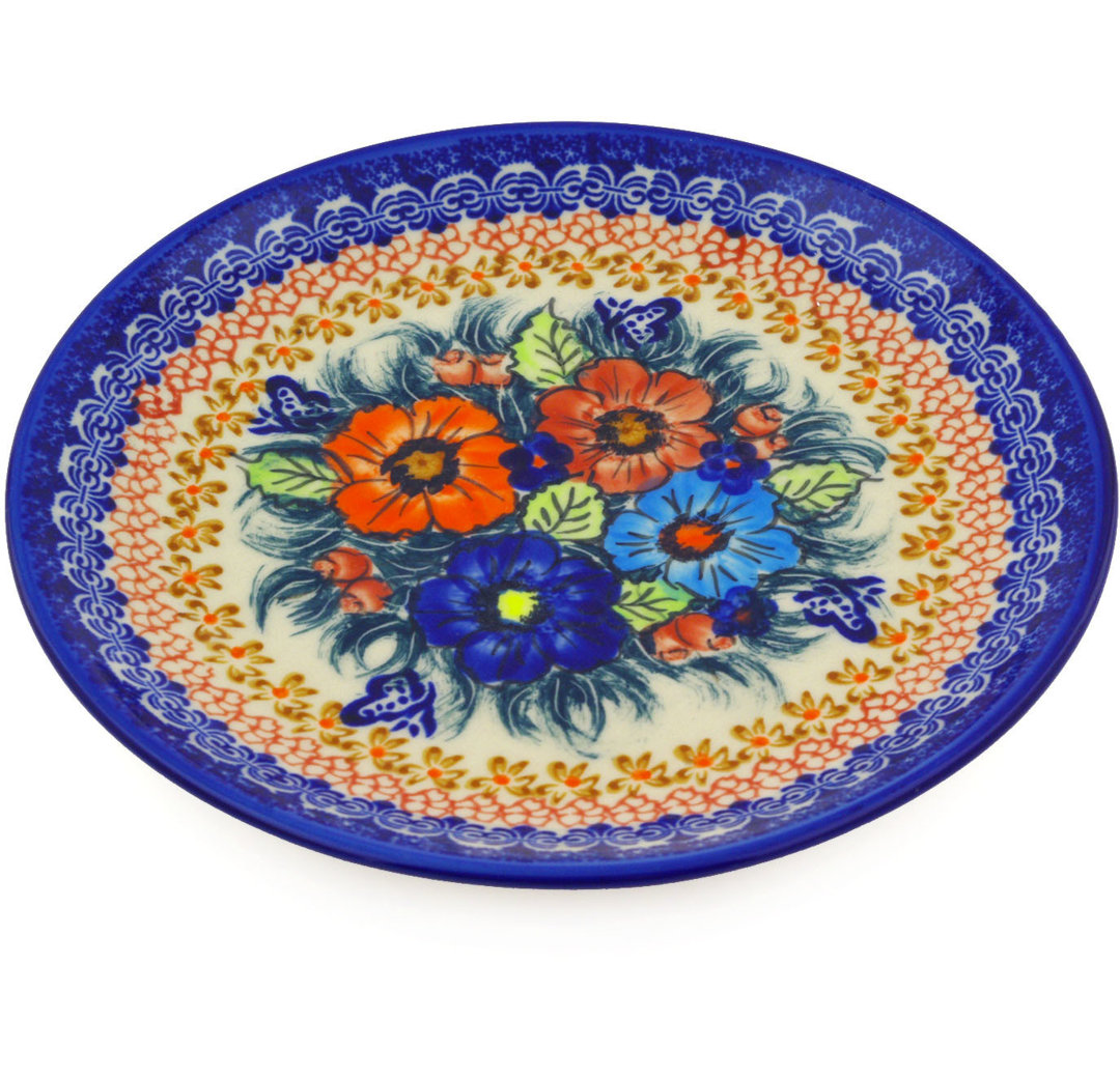 Butterfly Splendor Ceramic Decorative Plate 1 Polmedia