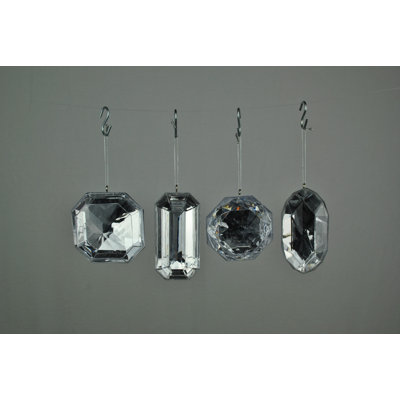 4 Piece Jewel Ornament Set