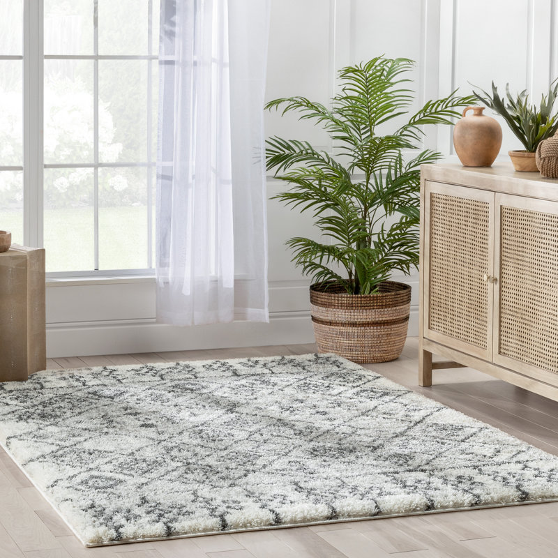 Tapis ivoire marocain Mareco, Rectangle 3 pi 11 po x 5 pi 3 po